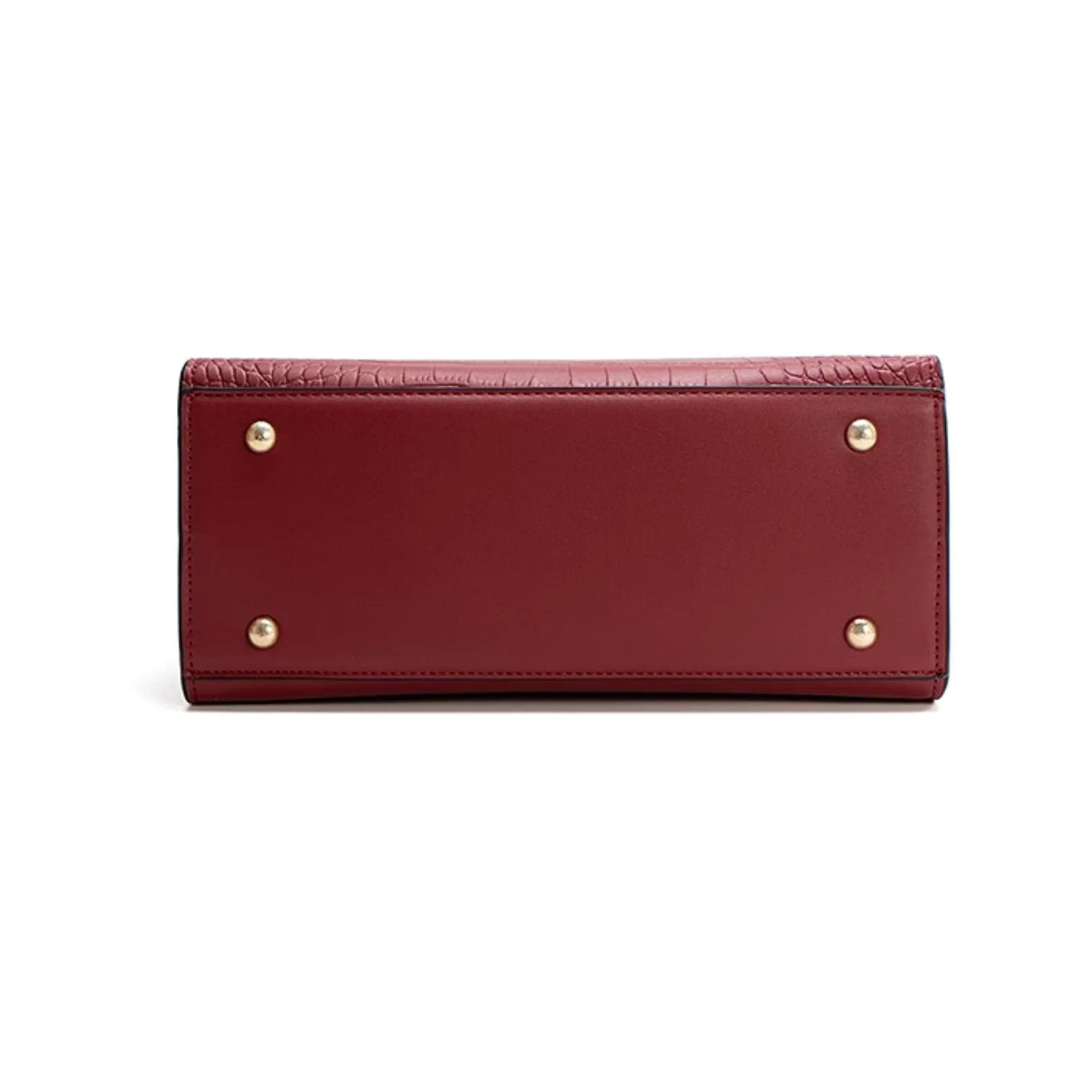 Tang Red 27 Scarlet Crocodile-Embossed Tote - Image 13